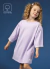 Vestido Eco Friendly Feminino Infantil Em Moletinho Eco