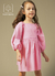 Vestido Feminino Infantil Em Tricoline