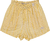 SHORT LISTRADO AMARELO - comprar online