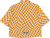 CAMISA GRID LARANJA E BRANCA - FUTURE