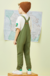 JARDINEIRA DE SARJA VERDE - comprar online