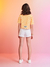 CAMISA GRID LARANJA E BRANCA - comprar online