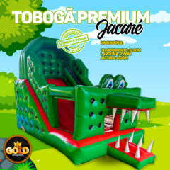 TOBOGÃ PREMIUM JACARÉ - C/ MOTOR - 5.90m x 2.80m