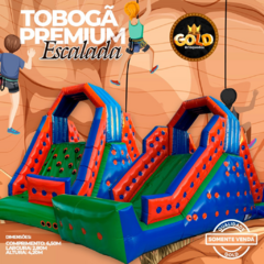 TOBOGÃ PREMIUM - C/ ESCALADA - C/ MOTOR - 6.50m x 2.80m x 4,20m