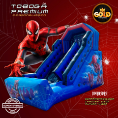 TOBOGÃ PREMIUM DO HOMEM ARANHA - C/ MOTOR - 5.00m x 2.80m x 4,20m