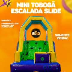 MINI TOBOGÃ COM ESCALADA - C/ MOT0R - 4.20m x 2.10m x 3,00