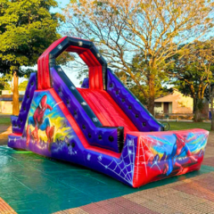 TOBOGÃ PREMIUM GRAFITADO - C/ ESCALADA - C/ MOTOR - 6.50m x 2.80m x 4.20m - comprar online