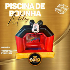 PISCINA DE BOLINHAS DO MICKEY - C/ MOTOR - 2.00m x 2.00m x 2.00m