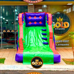 MINI TOBOGÃ SLIDE 2 EM 1 - C/ MOTOR - 3.30m x 2.10m x 2,40m - loja online