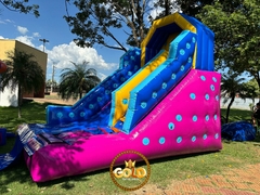 TOBOGÃ PREMIUM 2 EM 1 SLIDE - C/ MOTOR - 5.00m x 2.80m x 4.20m - loja online