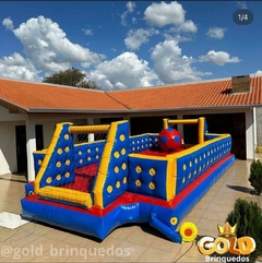 FUTEBOL DE SABÃO - C/ MOTOR - 10.0m x 5.0m - Gold Brinquedos Infláveis