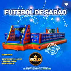 FUTEBOL DE SABÃO - C/ MOTOR - 10.0m x 5.0m