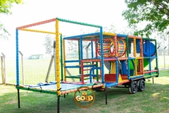 CARRETA PLAY GROUND COM BICO - C/ESTEPE - 5.0m x 1.60m + 1.40 = 8.0m na internet