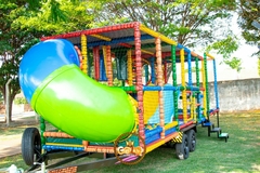 CARRETA PLAY GROUND COM BICO - C/ESTEPE - 5.0m x 1.60m + 1.40 = 8.0m