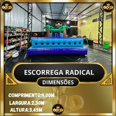 ESCORREGA RADICAL - C/MOTOR - 9.00m x 3.80m x 3.45m