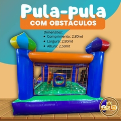 CASTELO PULA PULA - C/ OBSTÁCULOS - C/MOTOR - 2.80m x 2.80m