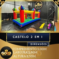 CASTELO 2 EM 1 - C/MOTOR - 5.00m x 2.80m