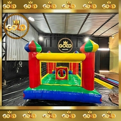 CASTELO 2 EM 1 - C/MOTOR - 5.00m x 2.80m - Gold Brinquedos Infláveis