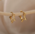 Imagem do Brinco Argola Click Estrela - G