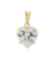 Pingente Zircônia Coração - 5Mm - comprar online