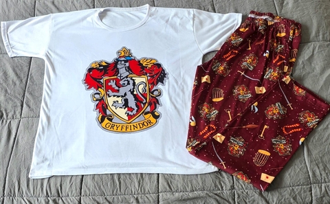 Pijama Media Estacion Adulto Harry Potter casa GRYFFINDOR - comprar online