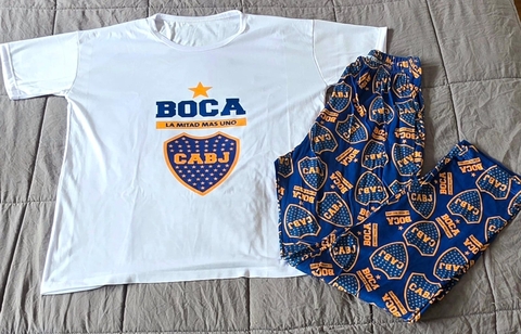 Pijama Media Estación Adulto BOCA - comprar online