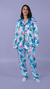 Pijama CAMISERO adulto SATEN INVIERNO - STITCH Y ANGELA - comprar online