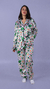 Pijama CAMISERO adulto SATEN INVIERNO - PALTA - comprar online
