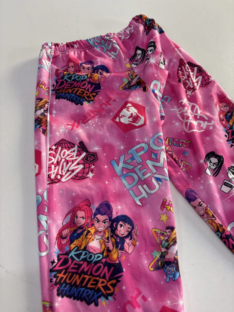 Pants infantiles OUTLET - KPOP DEMON HUNTER ROSA