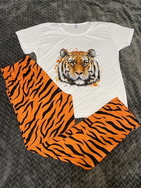 Pijama Media Estación Adulto TIGRE - comprar online