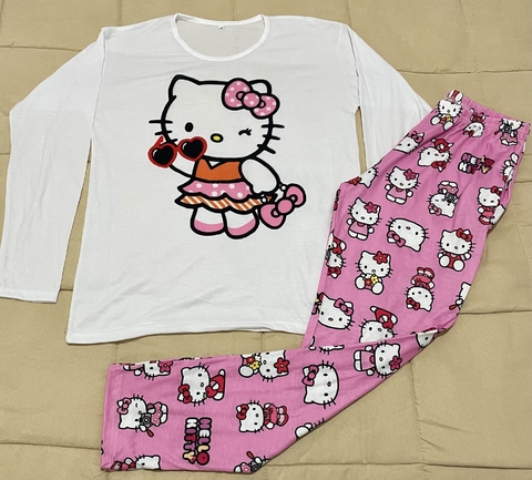 Pijama Invierno Adulto KITTY - comprar online