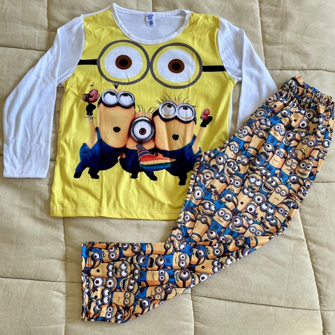 Pijama Infantil Invierno Minions - comprar online