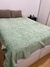 Manta importada polar con diseño palmeritas - VERDE - comprar online