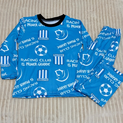 PIJAMA INFANTIL INVIERNO FULL PRINT RACING - comprar online