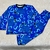 PIJAMA INFANTIL INVIERNO FULL PRINT STITCH AZUL - comprar online