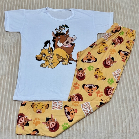 Pijama Media Estación Adulto REY LEON - comprar online