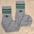 Medias media caña GRIS ADIDAS VERDE - comprar online
