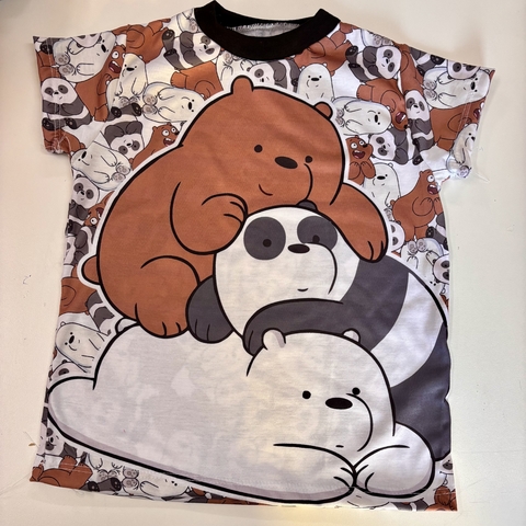 Remera infantil full estampa EXCLUSIVA Osos escandalosos - comprar online