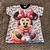 Remera infantil full estampa EXCLUSIVA - MINNIE CELESTE - comprar online