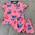Pijama Full Print Infantil Verano Stitch Rosa