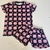 Pijama Verano Infantil Full Print Cerdito Negro