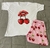 Pijama Adulto Verano con bolsillo CEREZAS