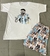 Pijama Adulto Verano con bolsillo MESSI ARGENTINA - comprar online