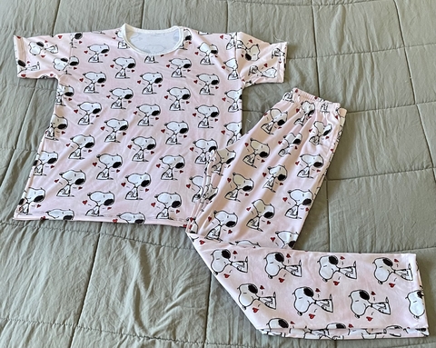 Pijama Adulto Media Estación FULL PRINT SNOOPY - comprar online