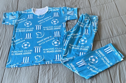 Pijama Adulto Media Estación FULL PRINT RACING - comprar online