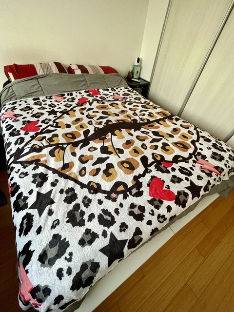Manta Beso print - comprar online