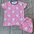 Pijama Full Print Infantil Verano Gatito Corona - comprar online