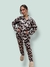 Pijama CAMISERO adulto SATEN INVIERNO - KUROMI - comprar online