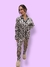 Pijama CAMISERO adulto SATEN INVIERNO - PANDA - comprar online