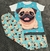 Pijama Infantil Media Estación Perrito Pug